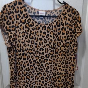 Cheetah print dress